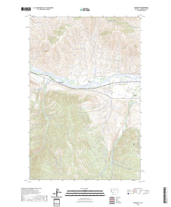 USGS Topographic Map – McDonald