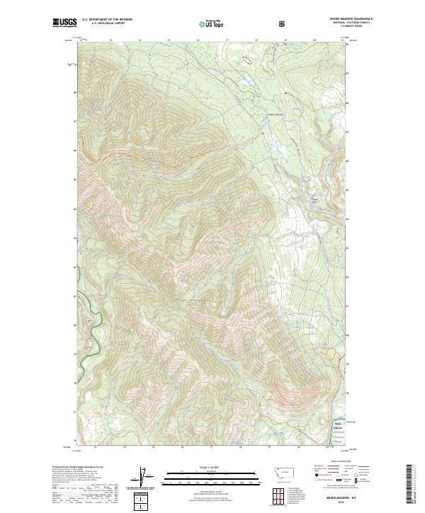 USGS Topographic Map – McGee Meadow