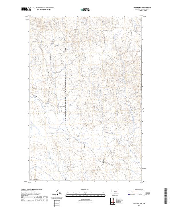 USGS Topographic Map – McGinnis Butte