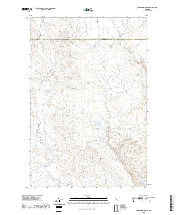 USGS Topographic Map – McGinnis Butte SE