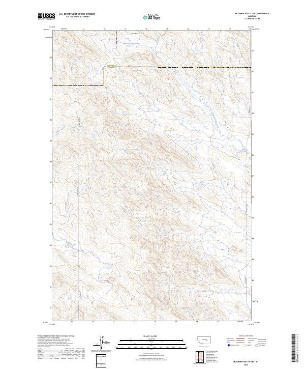 2024 Map of McGinnis Butte SW, 2024 Print