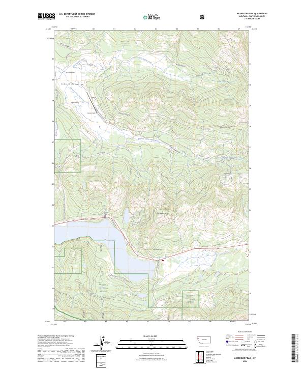 USGS Topographic Map – McGregor Peak