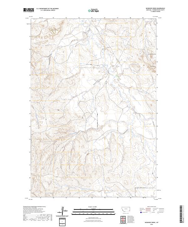 USGS Topographic Map – McKenzie Creek