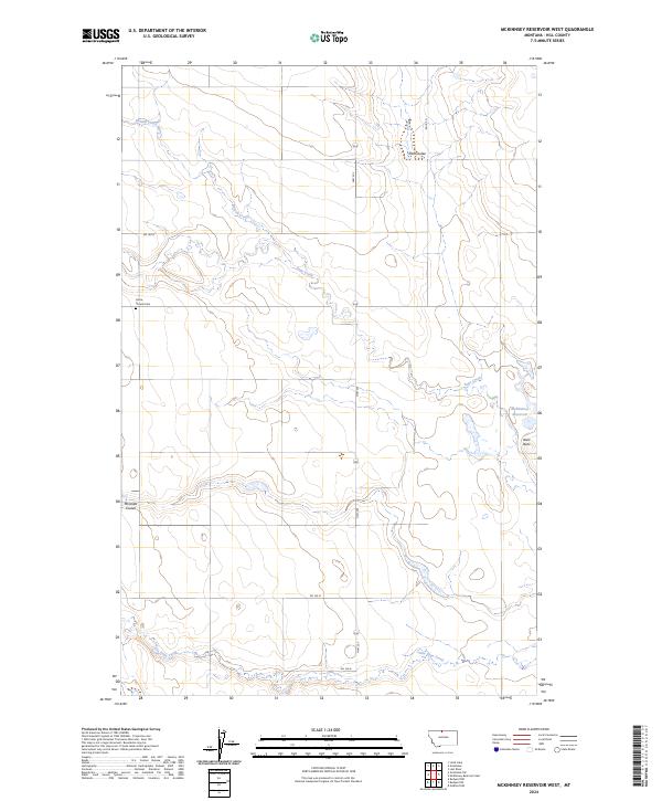USGS Topographic Map – McKinnsey Reservoir West