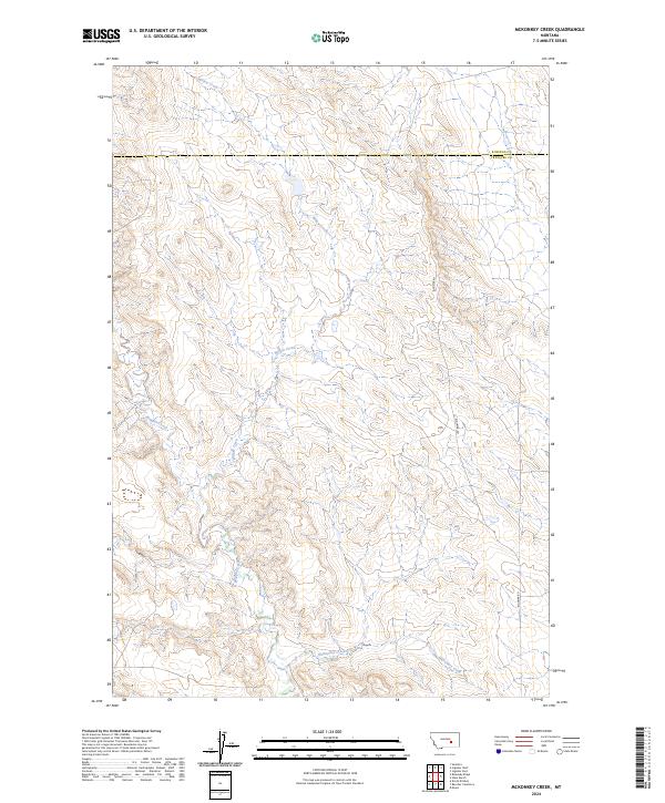 USGS Topographic Map – McKonkey Creek