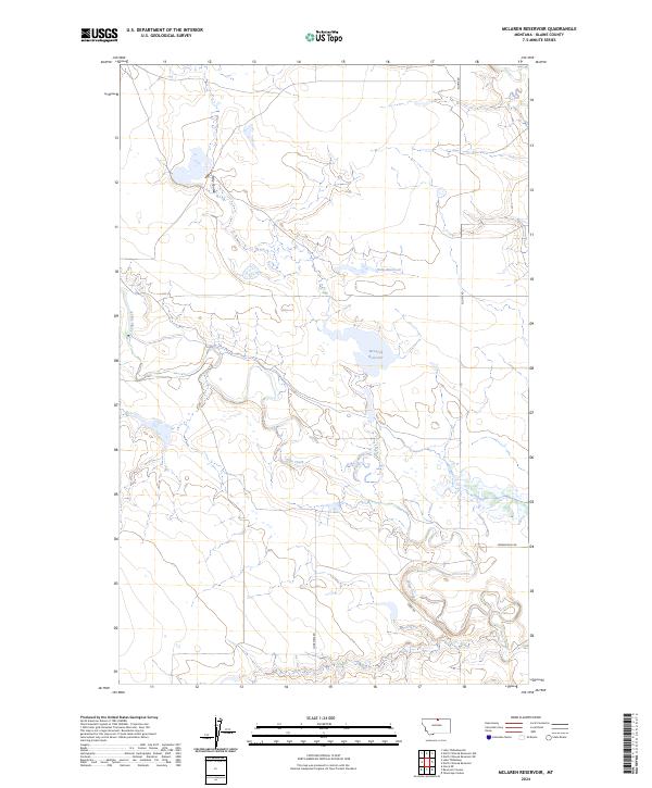 USGS Topographic Map – McLaren Reservoir