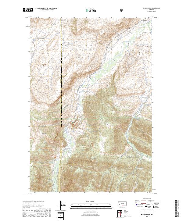 USGS Topographic Map – McLeod Basin