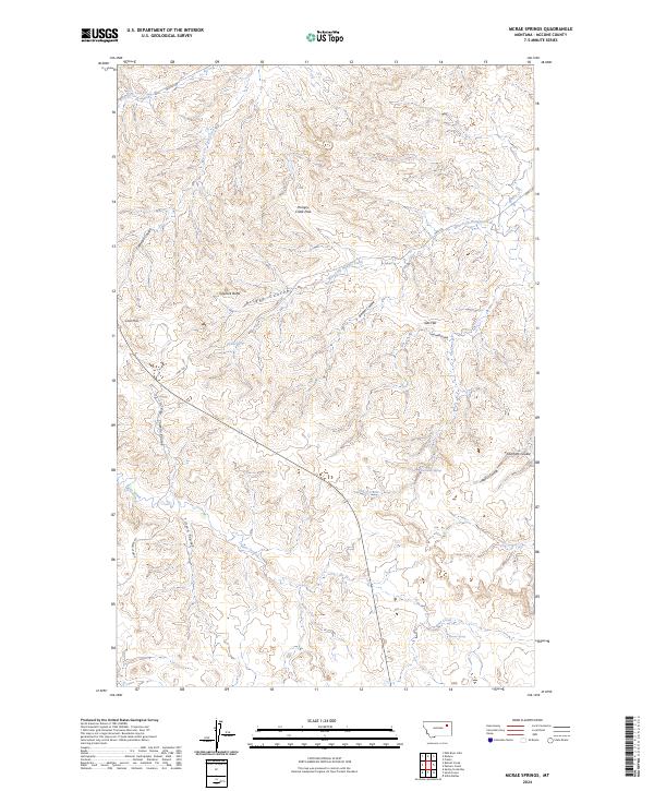 USGS Topographic Map – McRae Springs