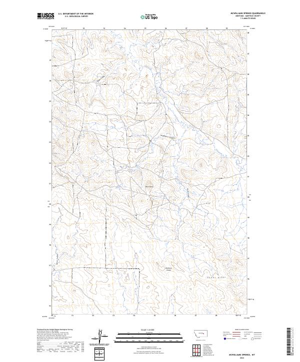 USGS Topographic Map – McWilliams Springs