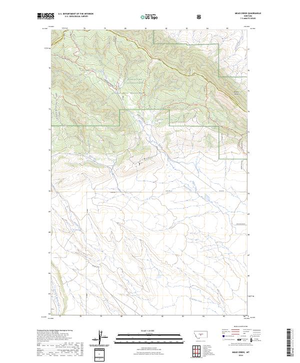 USGS Topographic Map – Mead Creek