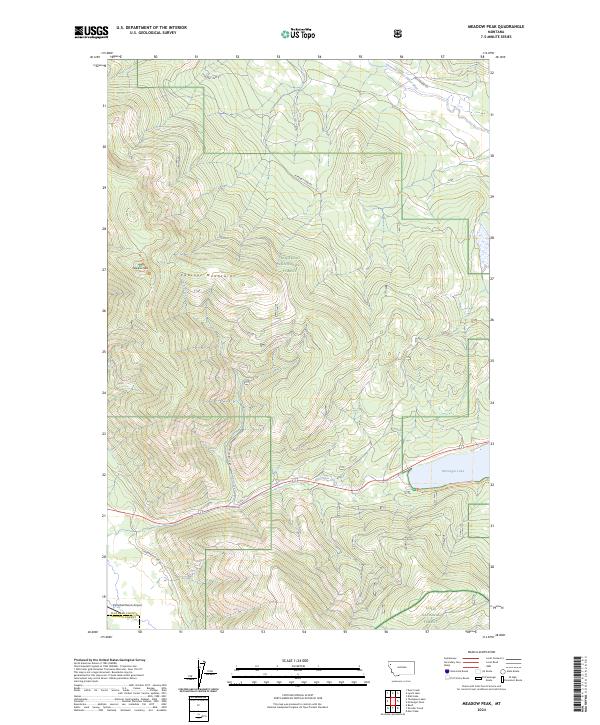 USGS Topographic Map – Meadow Peak
