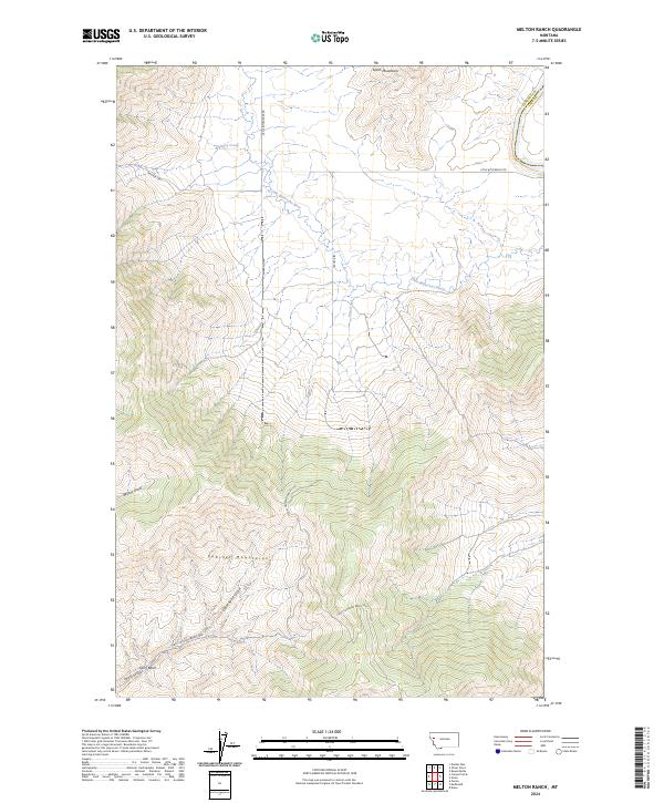 USGS Topographic Map – Melton Ranch