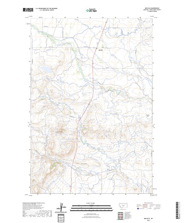 USGS Topographic Map – Melville