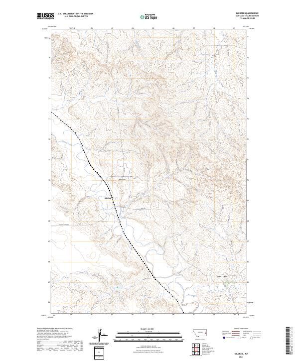 USGS Topographic Map – Mildred