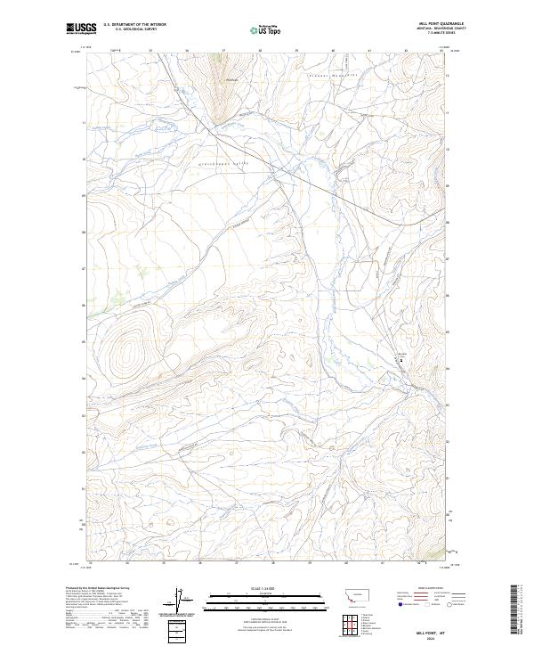 USGS Topographic Map – Mill Point