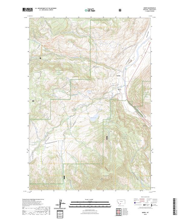 USGS Topographic Map – Miner