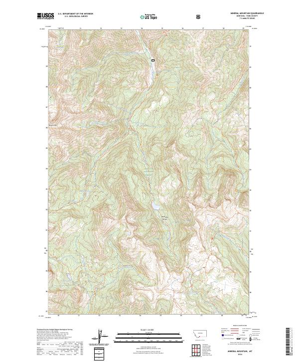 USGS Topographic Map – Mineral Mountain