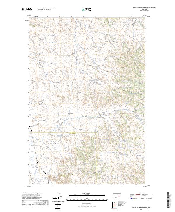 USGS Topographic Map – Minnehaha Creek South