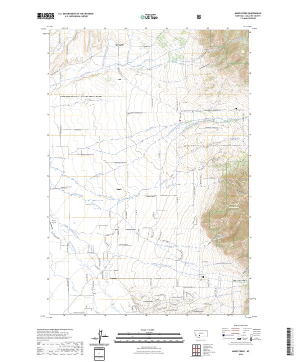 USGS Topographic Map – Miser Creek