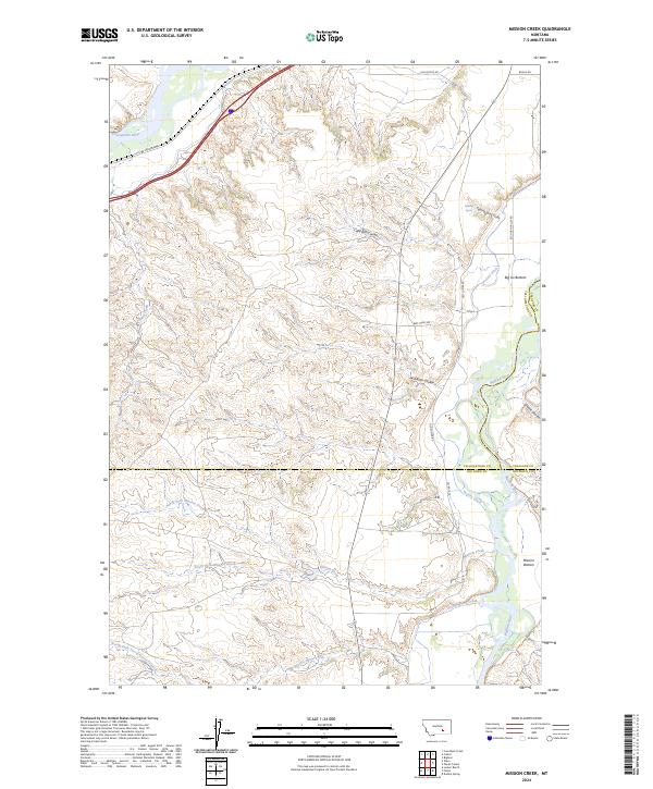 USGS Topographic Map – Mission Creek
