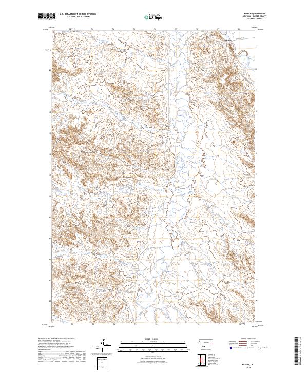 USGS Topographic Map – Mizpah