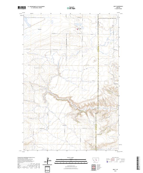 USGS Topographic Map – Molt