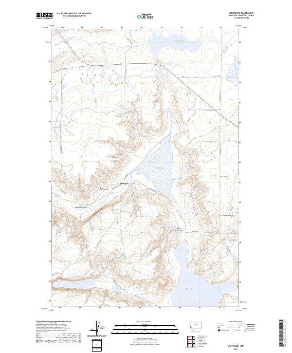 USGS Topographic Map – Montague