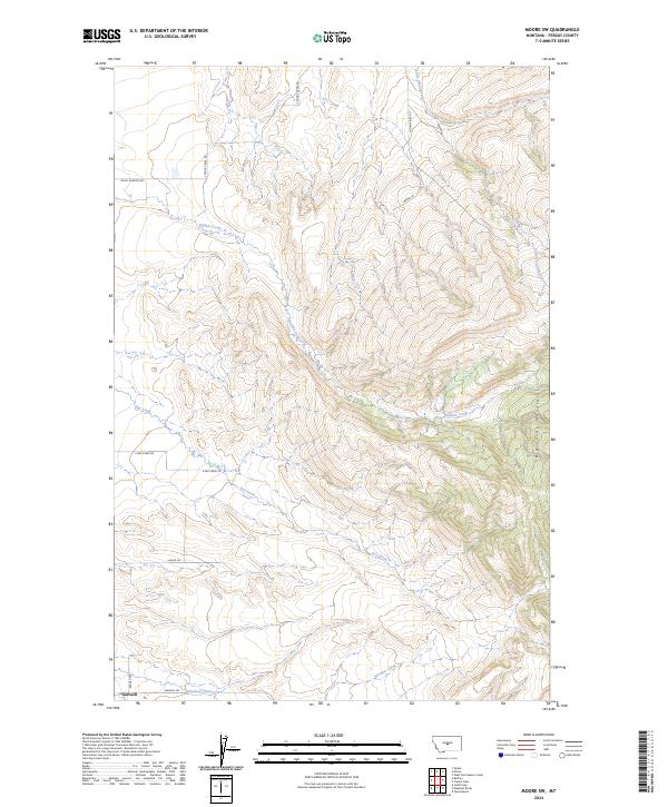 2024 Map of Moore SW, 2024 Print