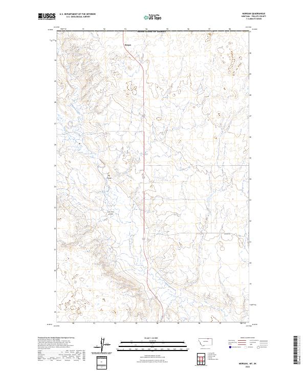 USGS Topographic Map – Morgan