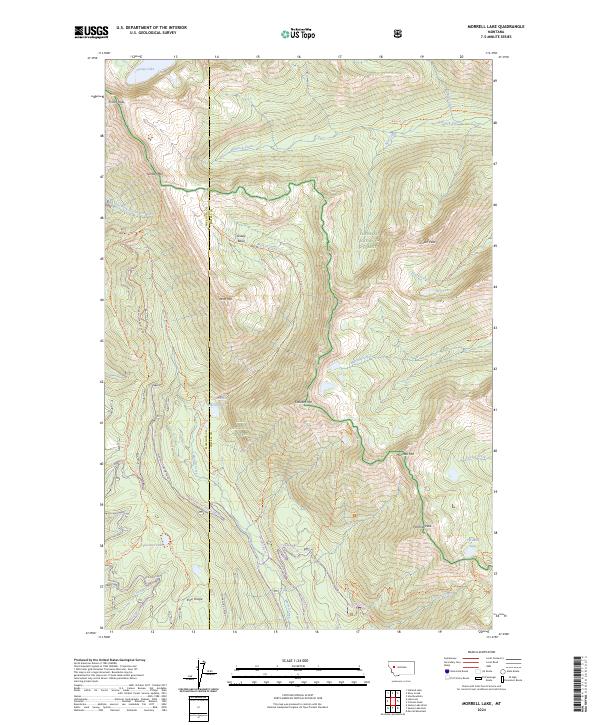 USGS Topographic Map – Morrell Lake