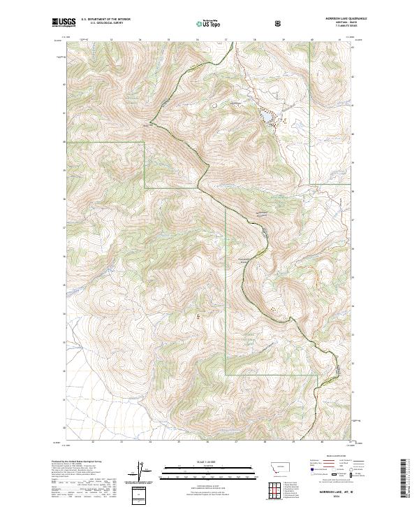 USGS Topographic Map – Morrison Lake