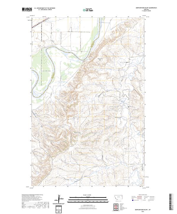 USGS Topographic Map – Mortarstone Bluff