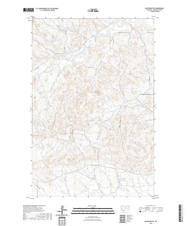 USGS Topographic Map – Mother Butte