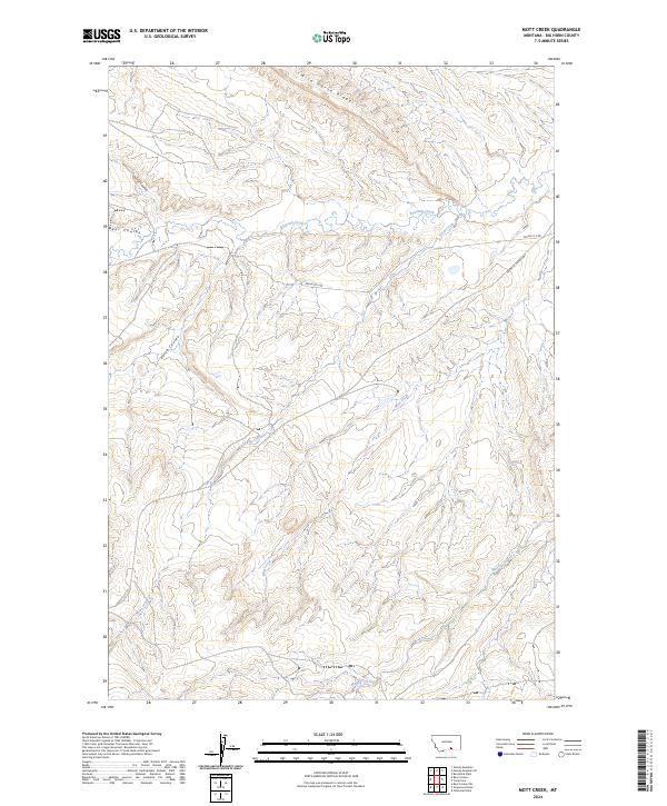 USGS Topographic Map – Mott Creek