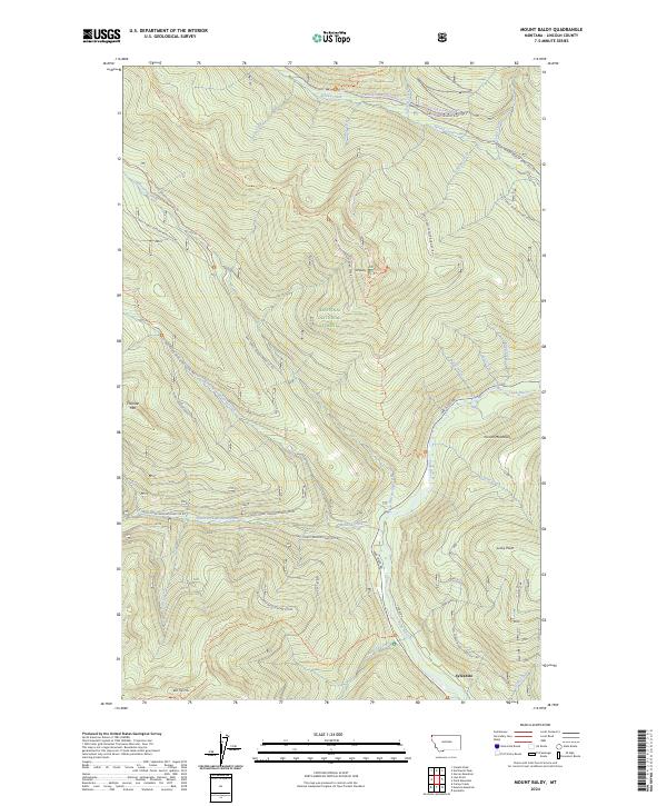 USGS Topographic Map – Mount Baldy