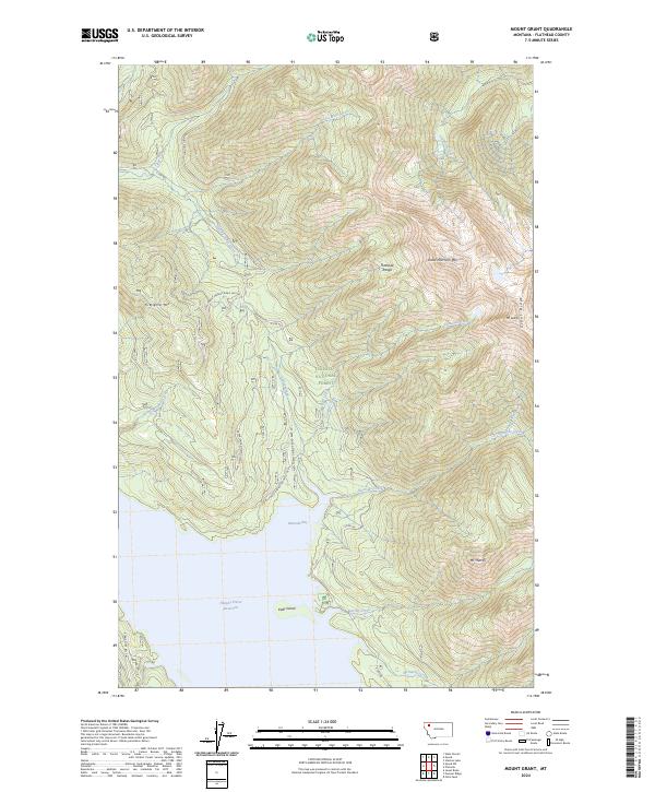 USGS Topographic Map – Mount Grant
