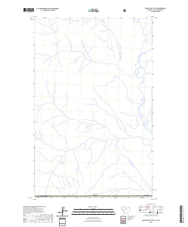 2024 Map of Mount Hefty OE N, 2024 Print