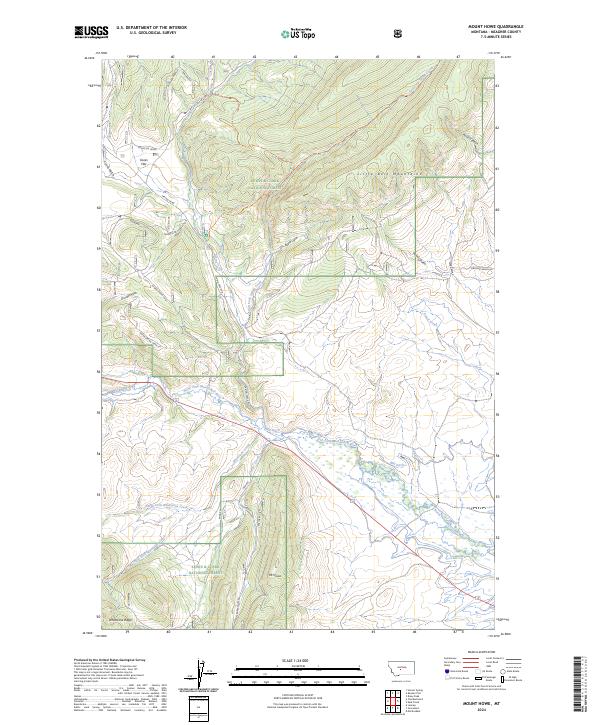 USGS Topographic Map – Mount Howe