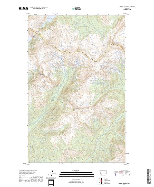 USGS Topographic Map – Mount Jackson