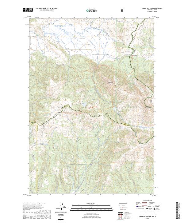 USGS Topographic Map – Mount Jefferson