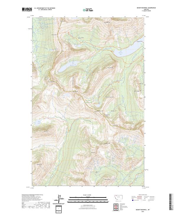 USGS Topographic Map – Mount Rockwell