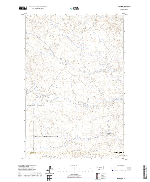 USGS Topographic Map – Mud Spring