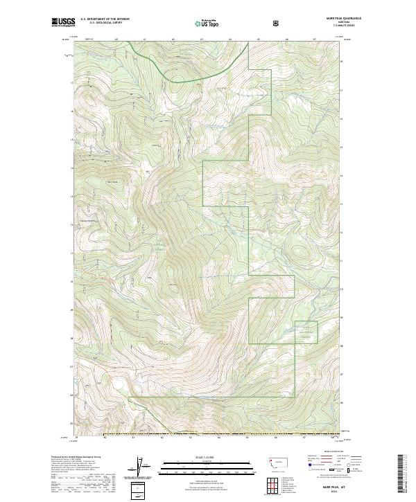 USGS Topographic Map – Murr Peak