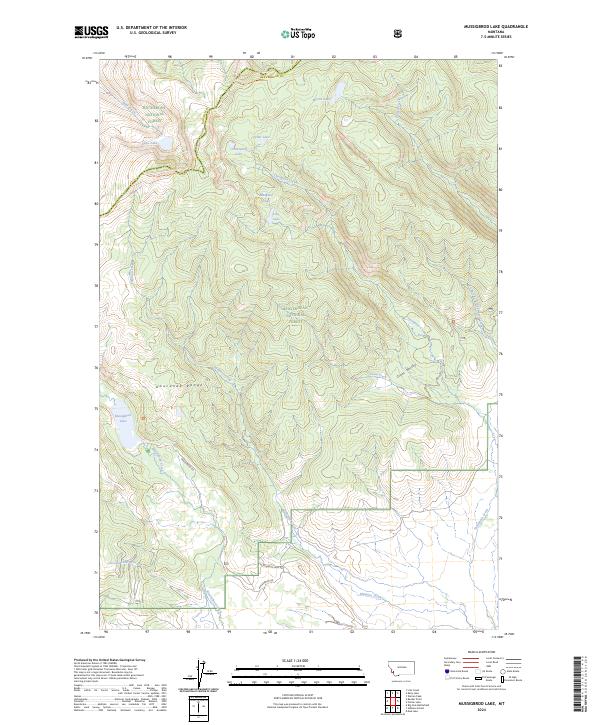 USGS Topographic Map – Mussigbrod Lake