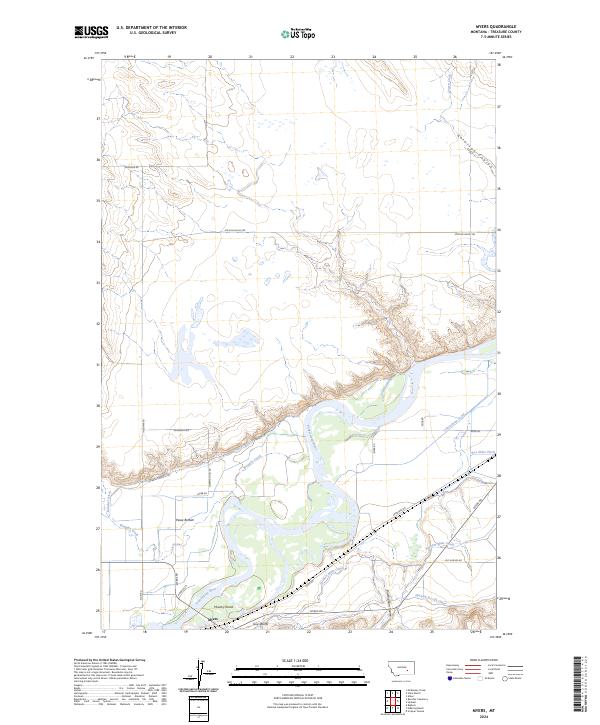 USGS Topographic Map – Myers