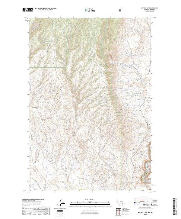 USGS Topographic Map – Mystery Cave