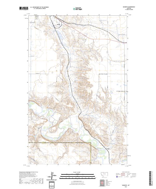 USGS Topographic Map – Naismith