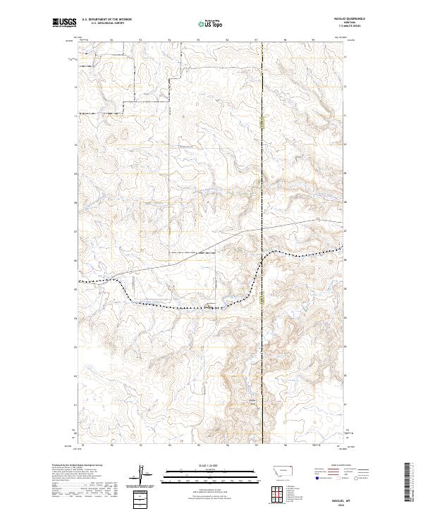 USGS Topographic Map – Navajo