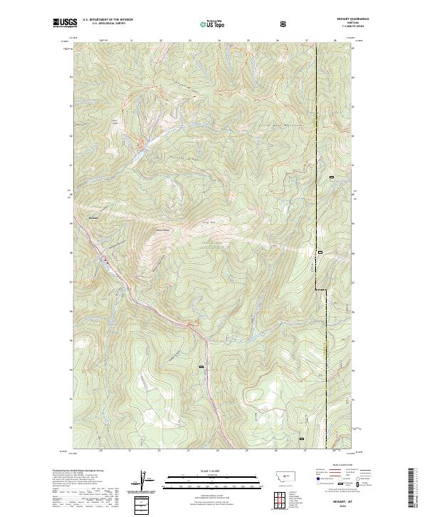 USGS Topographic Map – Neihart