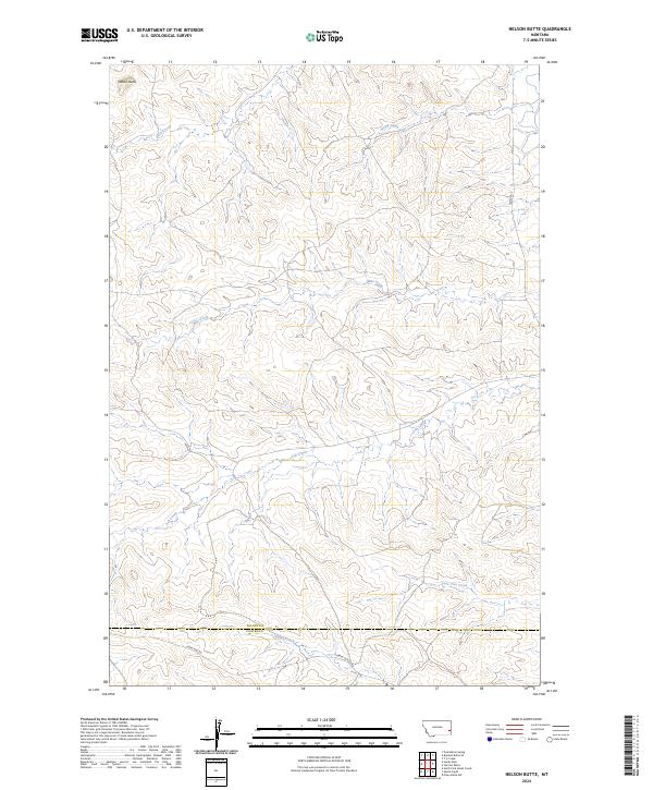USGS Topographic Map – Nelson Butte